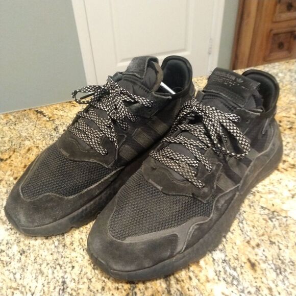 Adidas Nite Jogger Mens 11 shoes Black Reflective atlethic Sneakers BD7954 main image 10